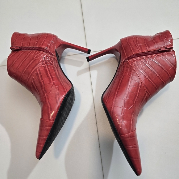 ZARA Pre-owned Ankle Boots:Red, US 8/EUR 39 - Picture 5 of 10
